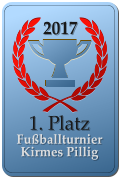 2017  1. Platz Fußballturnier Kirmes Pillig